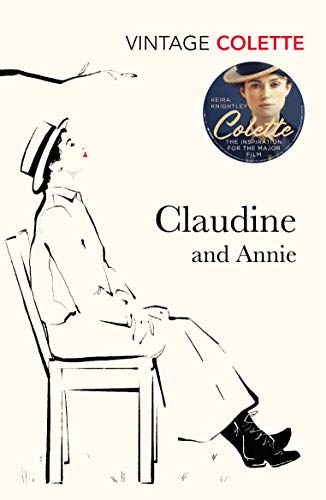 Book cover for "Claudine and Annie" featuring a sketched woman in a hat.