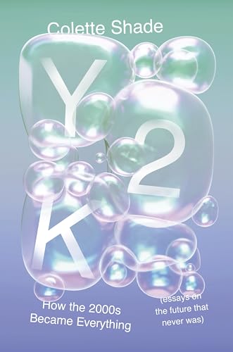 Book cover with iridescent bubbles and the title “Y2K” in large letters.