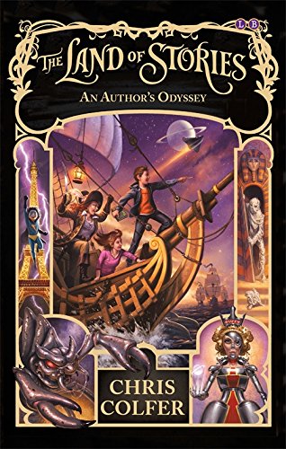 Book cover depicting a ship sailing through a fantastical, storybook world.