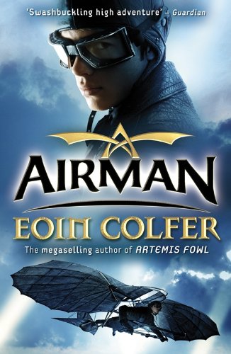 Book cover: young man in goggles, hang glider in sky.