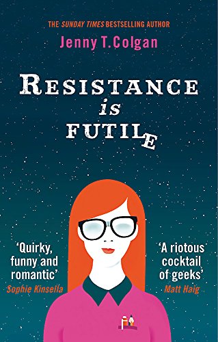 Book cover: “Resistance Is Futile” with illustration of a red-haired woman.