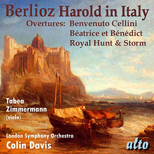 "CD cover featuring a serene seascape painting with red title text and white artist credits."