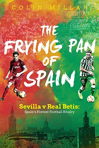 Book cover featuring football players from Sevilla and Real Betis.