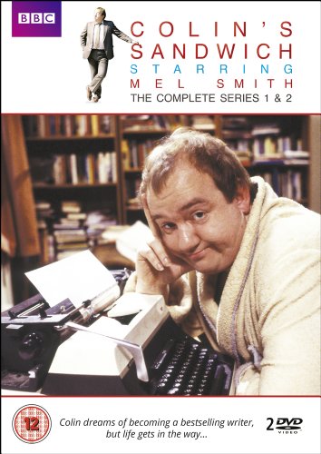 DVD cover for “Colin’s Sandwich” featuring Mel Smith and a man typing.
