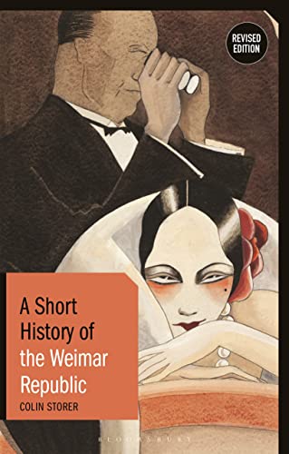 Book cover: "A Short History of the Weimar Republic," art deco style.