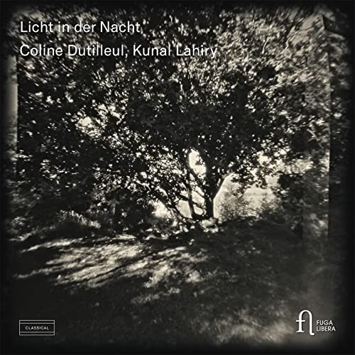 CD cover: black and white photo of a tree at night.