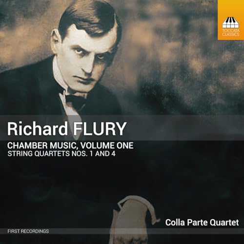 CD cover for Richard Flury’s chamber music featuring a portrait.