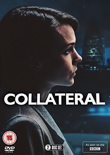 DVD cover for Collateral featuring a woman's profile against a dark city skyline.