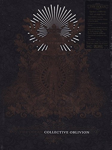 The image shows a DVD case with a dark, ornate cover. Alt text: Dark DVD case with ornate design and "Collective Oblivion" text.