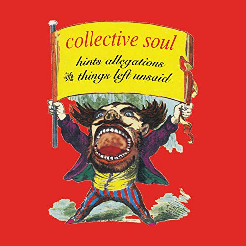 Collective Soul album cover: a red background with a vintage, grotesque illustration.