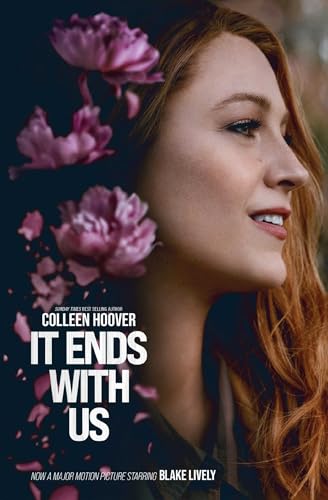 Book cover featuring a profile portrait of Blake Lively with floating pink flowers.