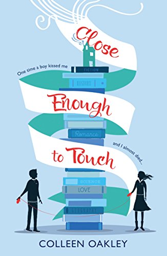 Book cover: stacked books, silhouettes, and red string connecting figures.