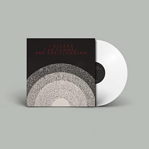 Colleen album “The Tunnel and the Clearing” with opaque white vinyl record.