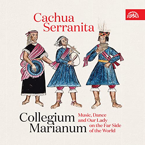 CD cover with illustration of three people playing instruments.