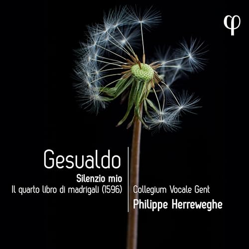 CD cover with a dandelion seedhead and text: Gesualdo, Collegium Vocale Gent.