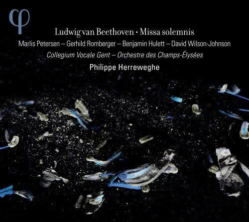 CD cover for Beethoven’s Missa Solemnis performed by Collegium Vocale Gent.