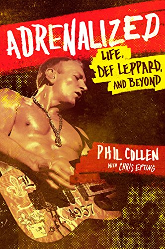 Book cover featuring Phil Collen of Def Leppard playing guitar.