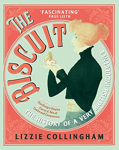 Book cover: “The Biscuit” with a portrait of a woman holding a biscuit.