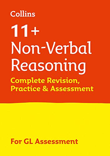 Red and yellow book cover for 11+ Non-Verbal Reasoning revision.