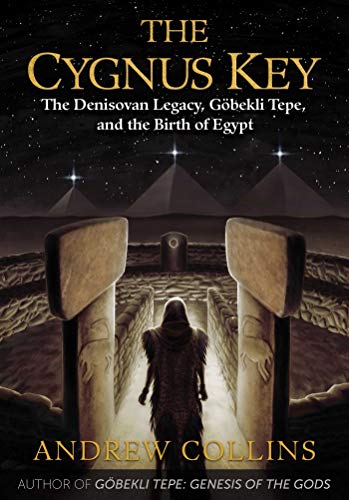 Book cover: dark, mysterious scene with pyramids and stone structures.