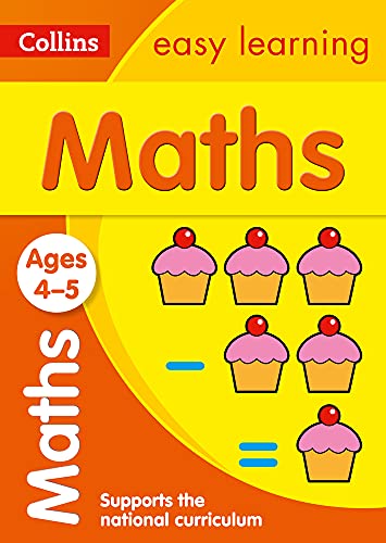 Preschool maths workbook cover with cupcakes illustrating a simple subtraction problem.