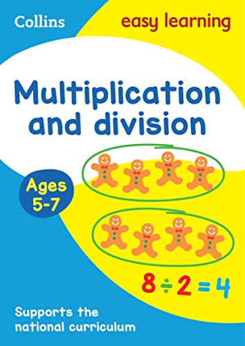 Book cover: "Multiplication and Division" with children and a math equation.