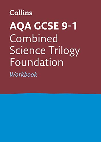 Red and blue cover of a GCSE Combined Science Foundation workbook.