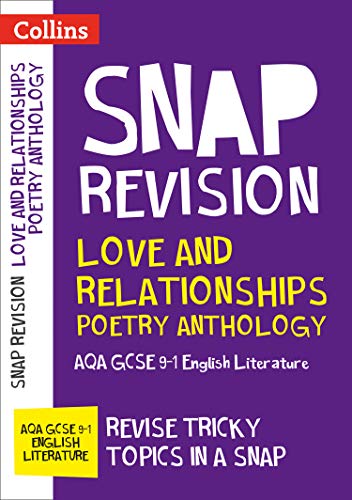 Purple book cover with "Snap Revision" and poetry anthology title.