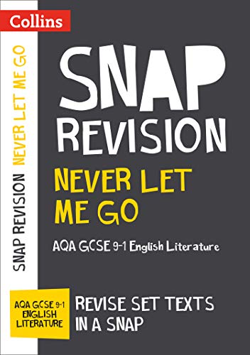 Book cover for “Never Let Me Go” GCSE English Literature study guide.