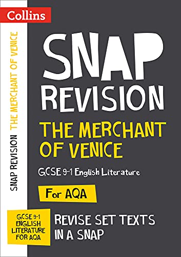 Collins SNAP Revision guide for Shakespeare’s *The Merchant of Venice* (AQA).