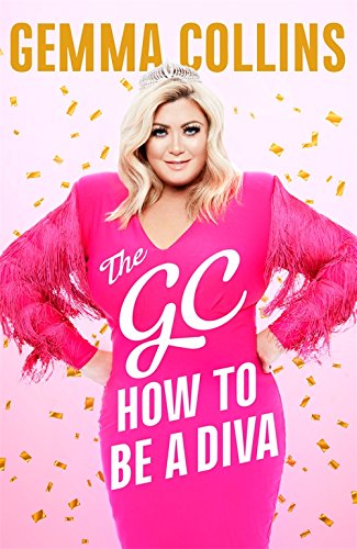 Book cover featuring Gemma Collins in a pink dress with confetti.