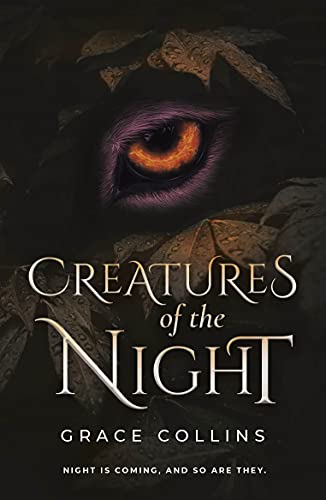 Book cover: close-up of an orange eye with dark, swirling shadows.