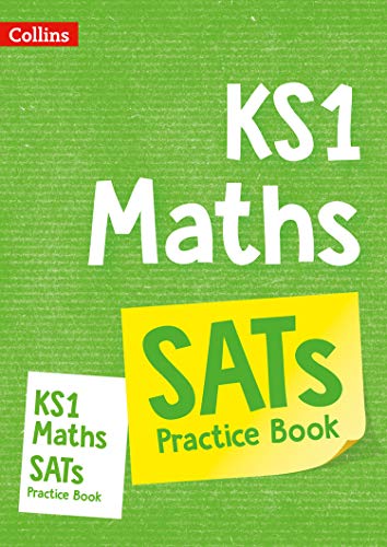 Green cover with white “KS1 Maths SATs Practice Book” text.