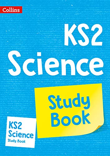 Blue KS2 Science Study Book cover with white and yellow text.