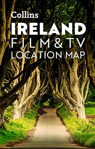 Collins Ireland Film & TV Location Map cover with a tree-lined road.