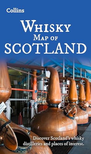 Book cover featuring copper whisky stills and the title "Whisky Map of Scotland".