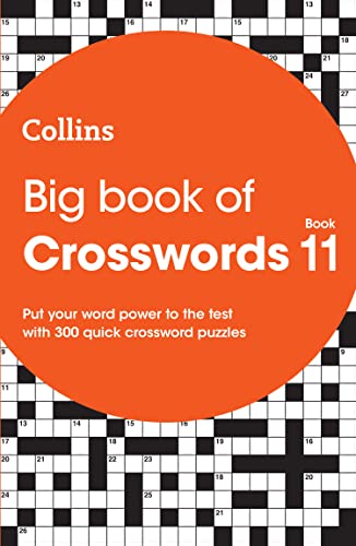 Cover of "Big Book of Crosswords 11" with crossword grid background.