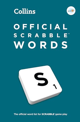 Book cover for "Official SCRABBLE Words" with a Scrabble tile.