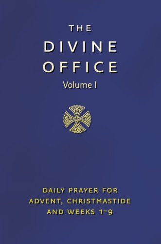 Dark blue book cover with gold text and a Celtic cross emblem.