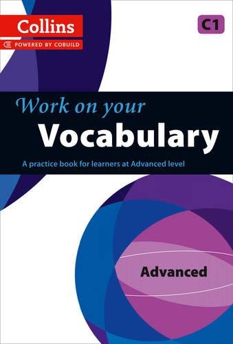 Collins “Work on your Vocabulary” C1 Advanced level practice book cover.