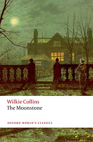 Book cover: Victorian house under a full moon, figures in foreground.