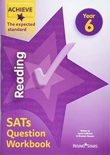 Purple workbook cover with a white star and “Reading SATs Question Workbook”.