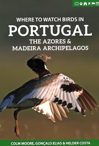 Book cover featuring a partridge, titled "Where to Watch Birds in Portugal".