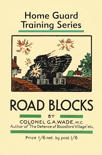 Vintage book cover depicting a tank behind stacked road blocks.