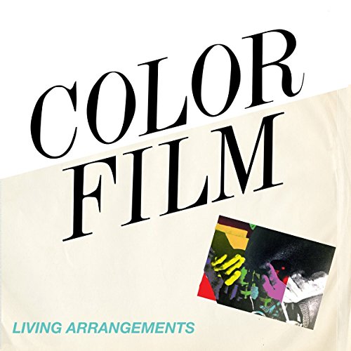 Color Film - Living Arrangements" vinyl record cover with abstract art.