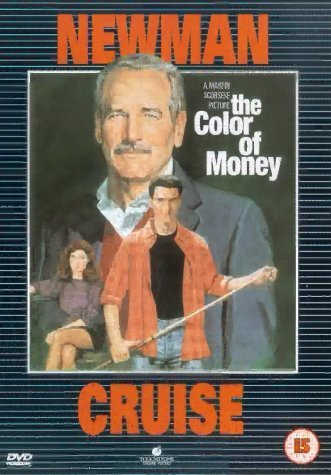 DVD cover for The Color of Money featuring Paul Newman and Tom Cruise.