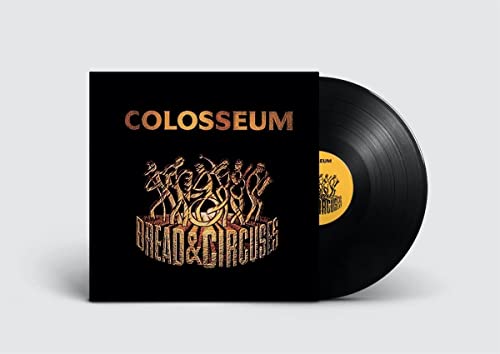 Colosseum's "Bread & Circuses" vinyl record with gold-toned cover art.