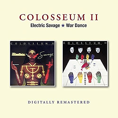 CD cover for Colosseum II’s “Electric Savage / War Dance” album.