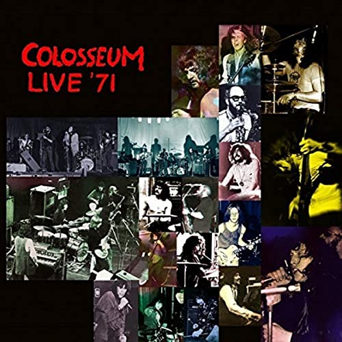 Colosseum Live '71 CD cover with a collage of band performance photos.