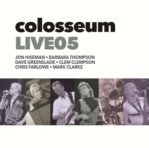 Colosseum Live05 CD cover with band members performing onstage.